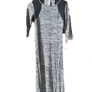 Gray maxi dress 
